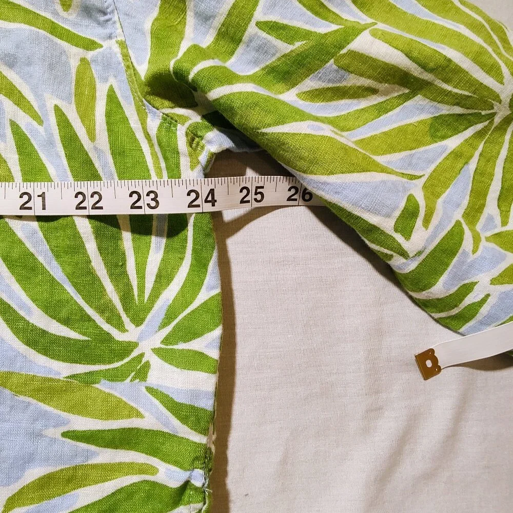 Sigrid Olsen Women's Large Long Sleeve Button-down Blouse - Picture 4 of 9